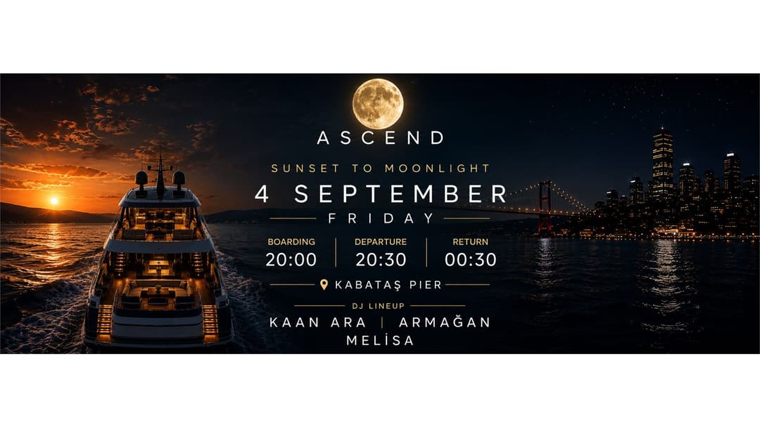 یات پارتی Ascend Boat Party — استانبول