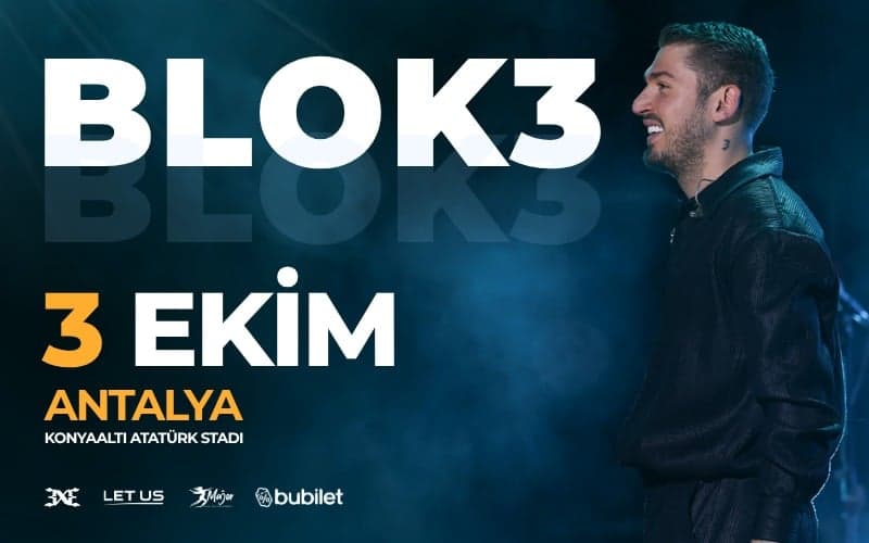 کنسرت Blok3 — آنتالیا