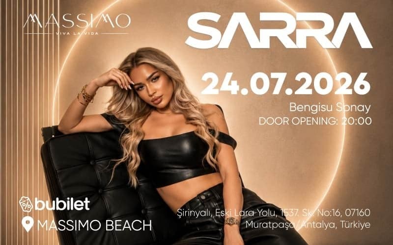اجرای زنده آفروهاوس با Sarra در آنتالیا