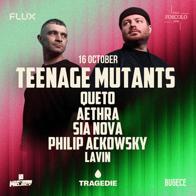 تکنو پارتی Teenage Mutants – استانبول