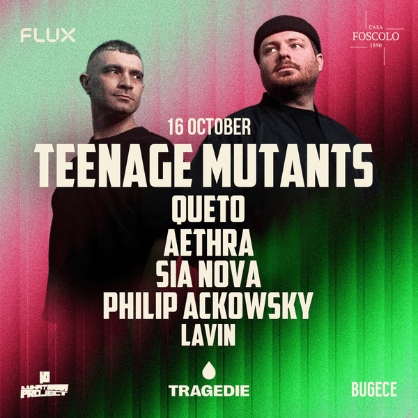 تکنو پارتی Teenage Mutants – استانبول