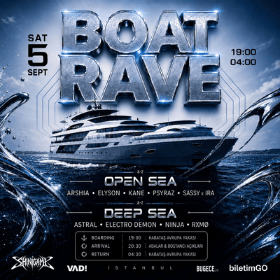یات پارتی BOAT RAVE — استانبول